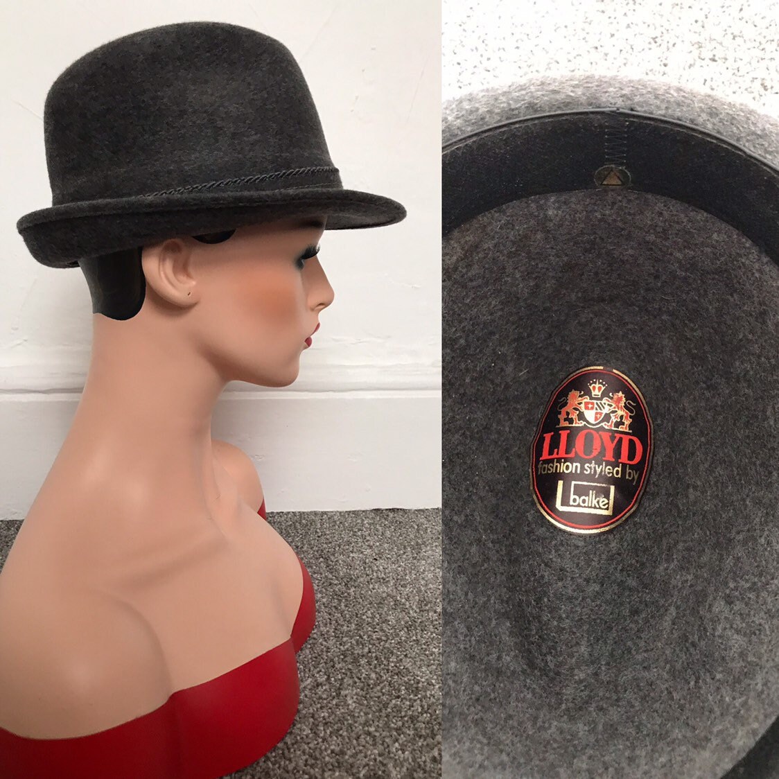 Vintage 1950s Balke Gents Mohaywool 