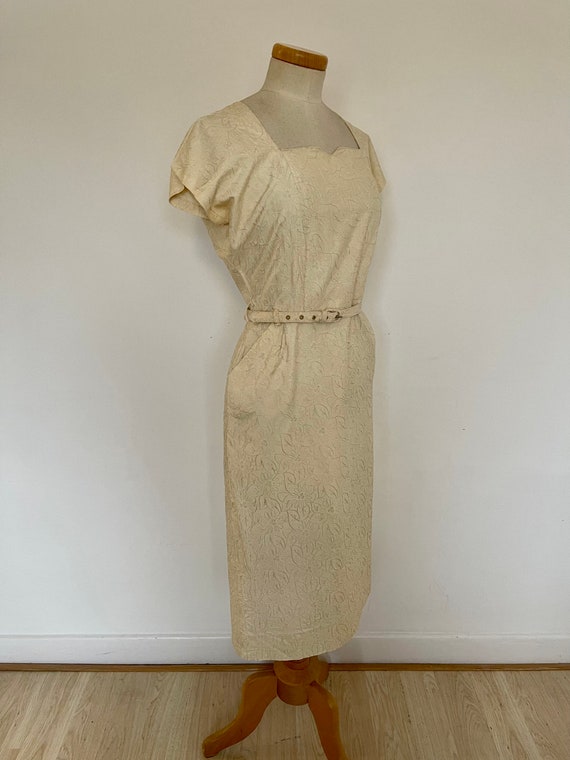 Stunning Harrods 1940s Tea Dress & Jacket Cocktai… - image 4