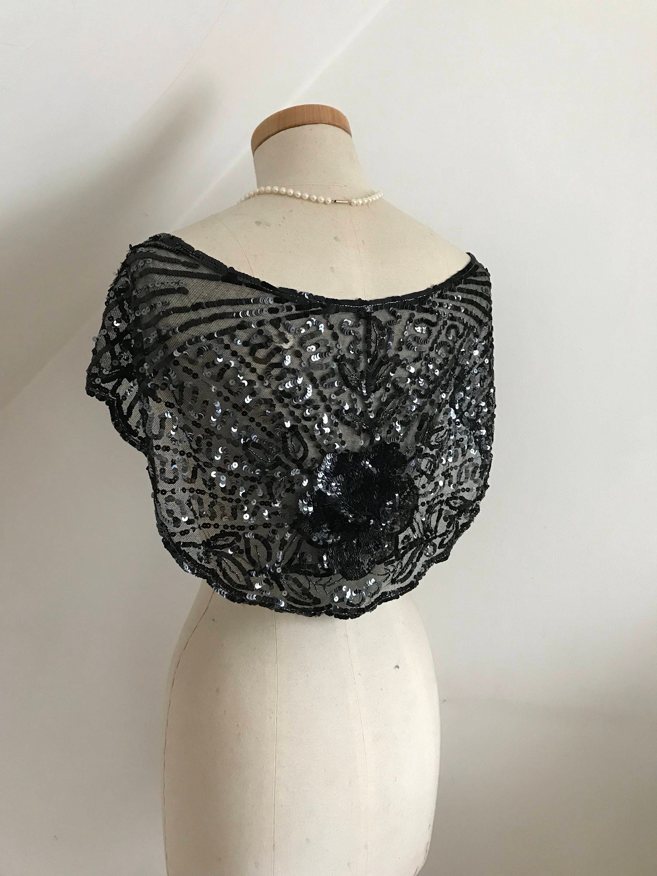 Sequin & Lace Victorian Cape