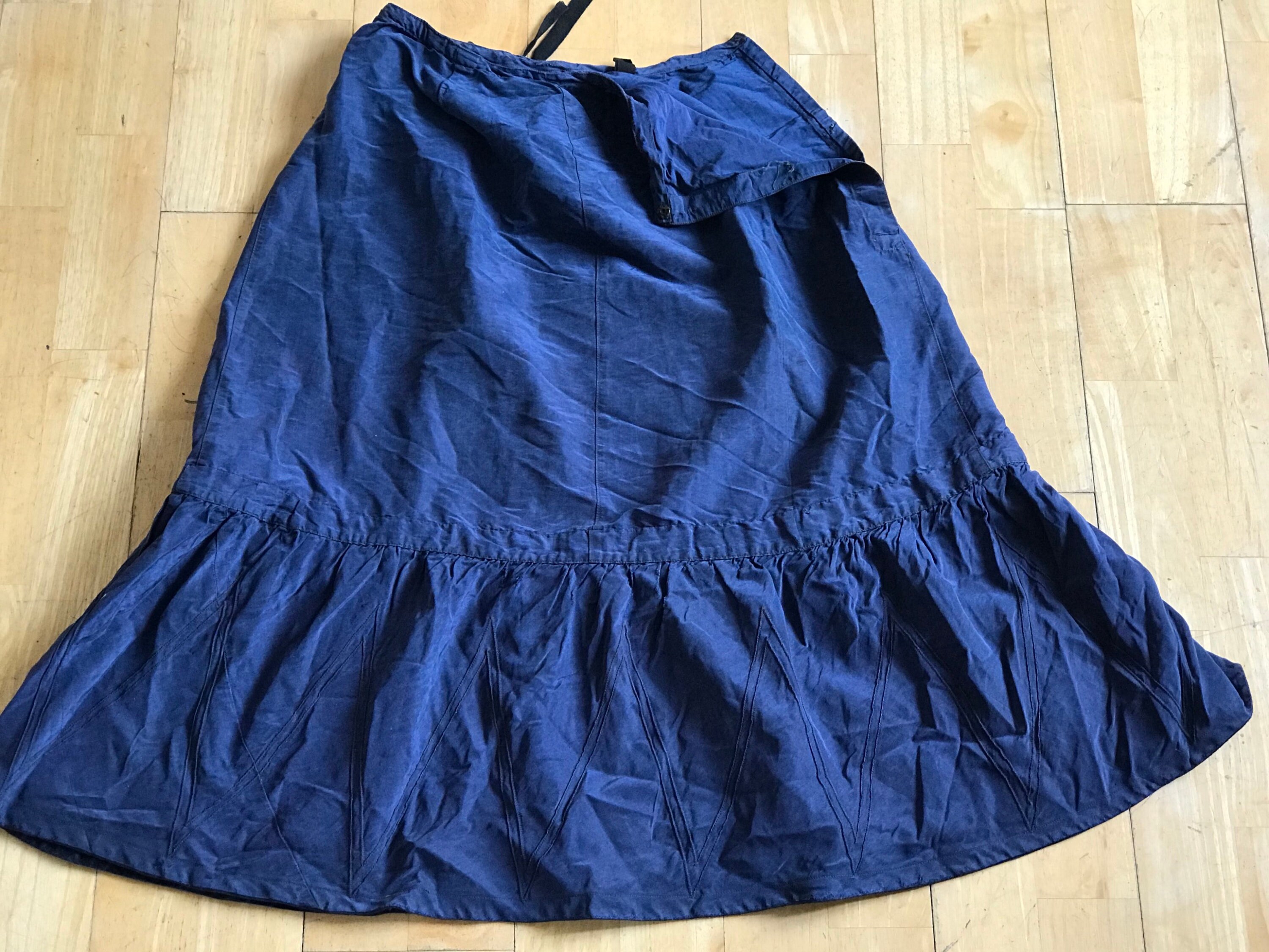 Silk top prairie skirt