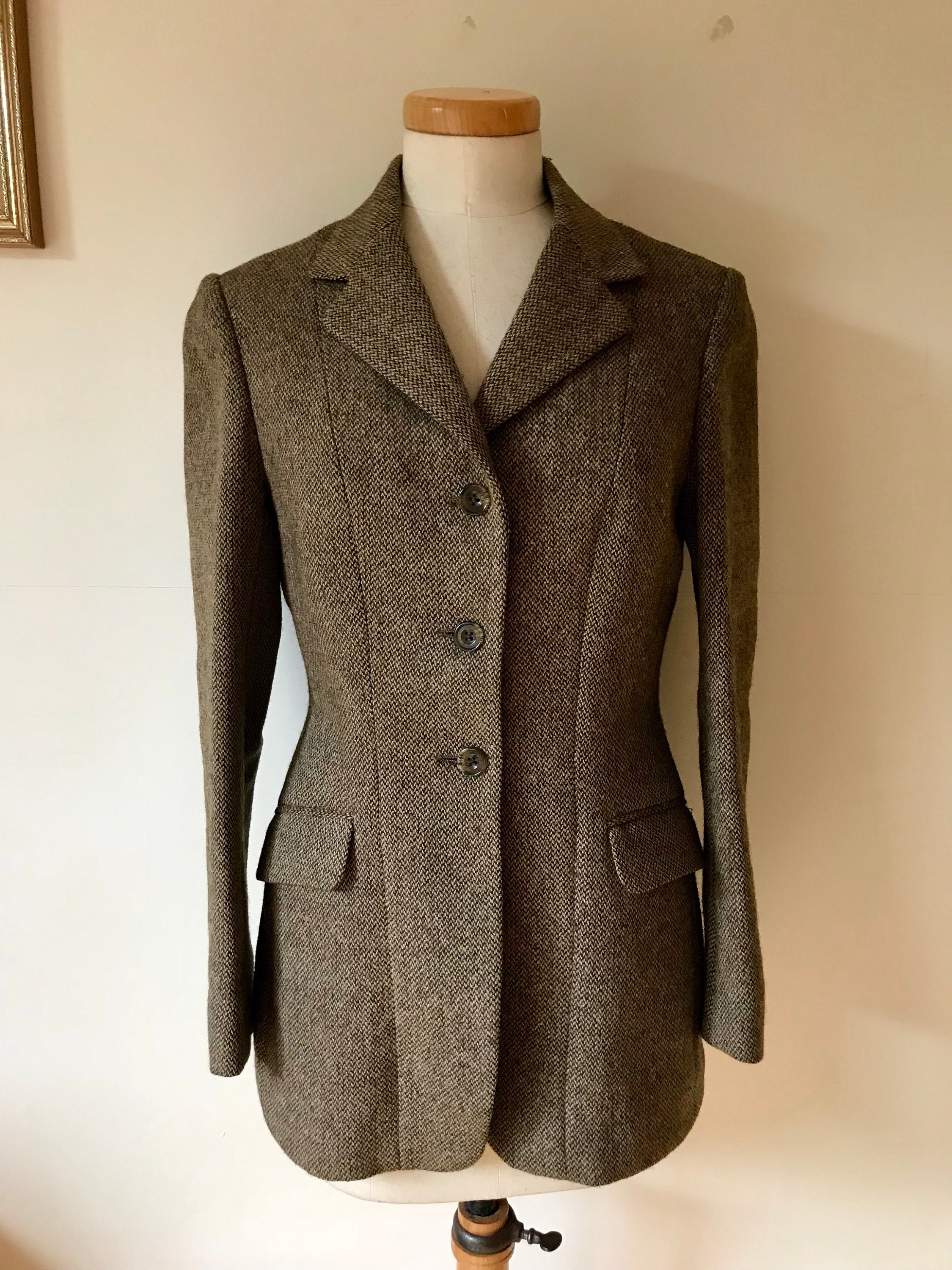 Vintage 1960s Jacket English Tweed 60s Pytchley Equestrian Ridding Coat ...