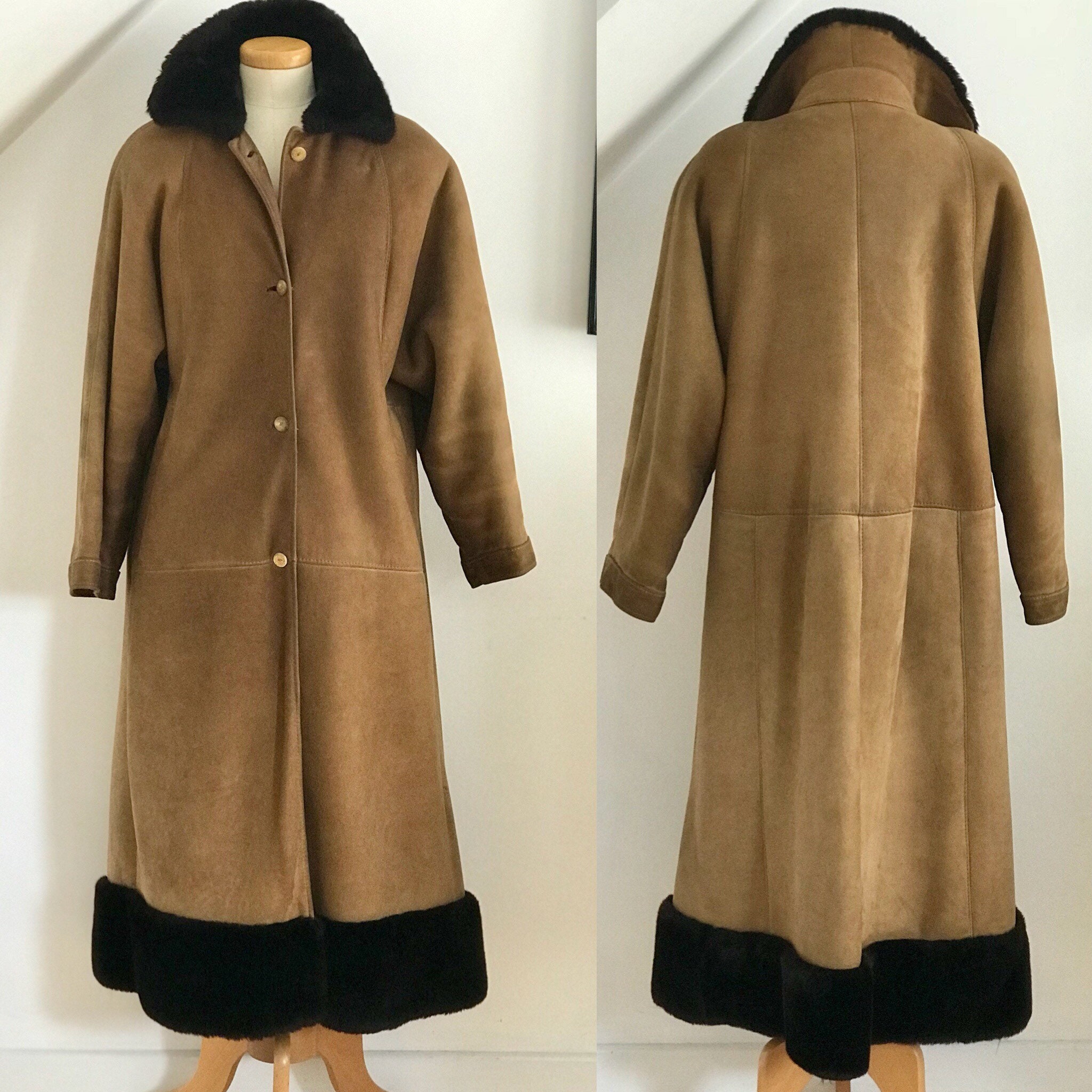sheepskin coat 1980s