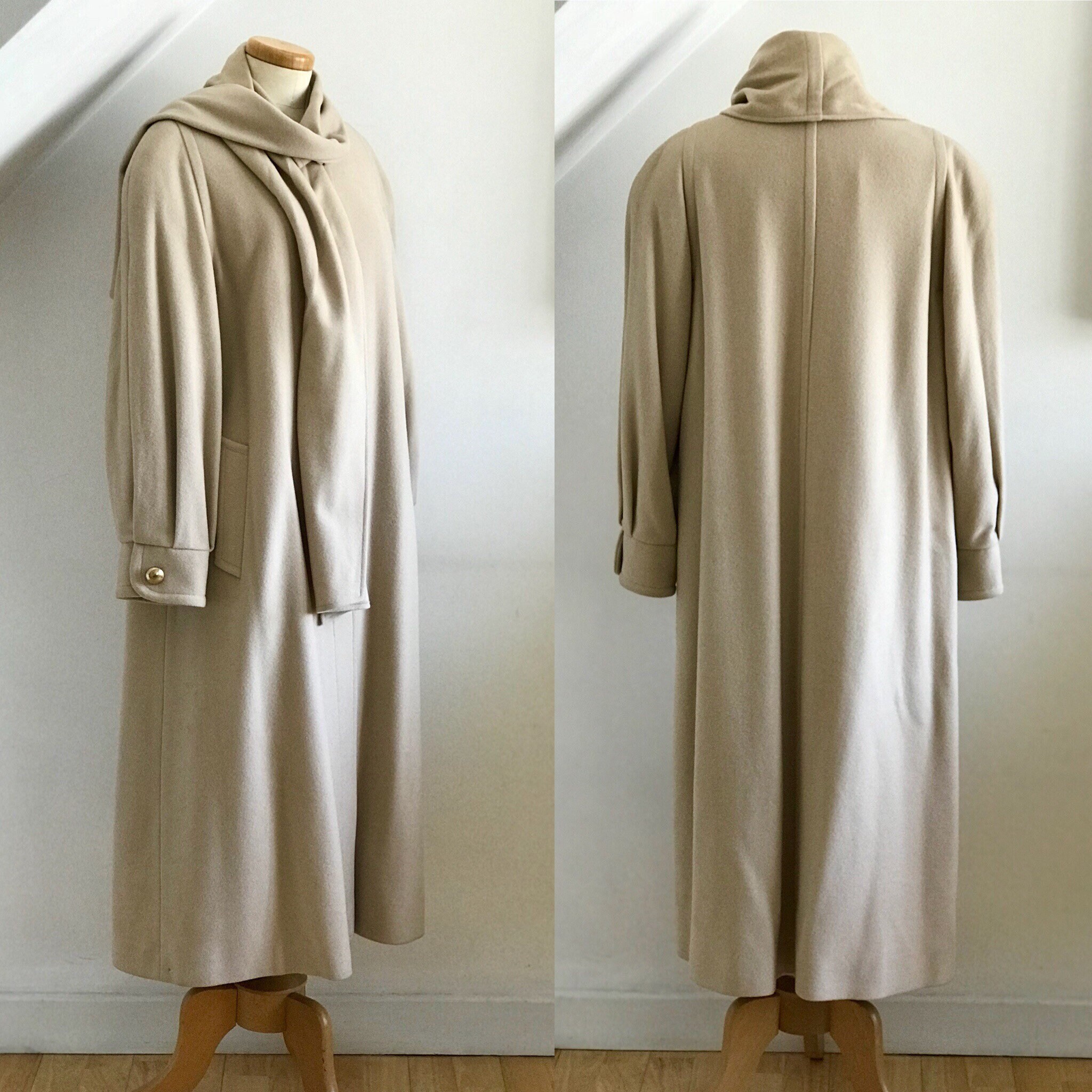 cashmere duster coat