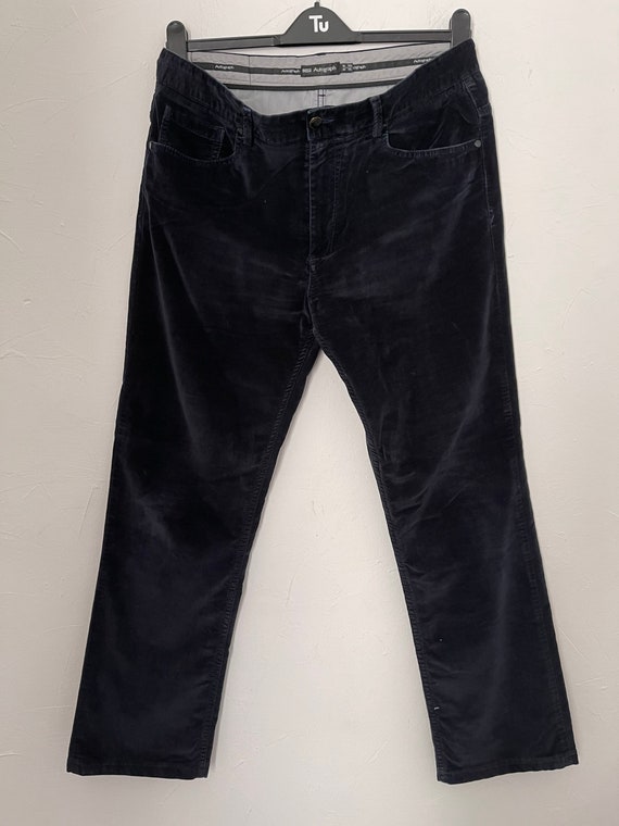 Velvet Trousers Vintage Midnight Blue 