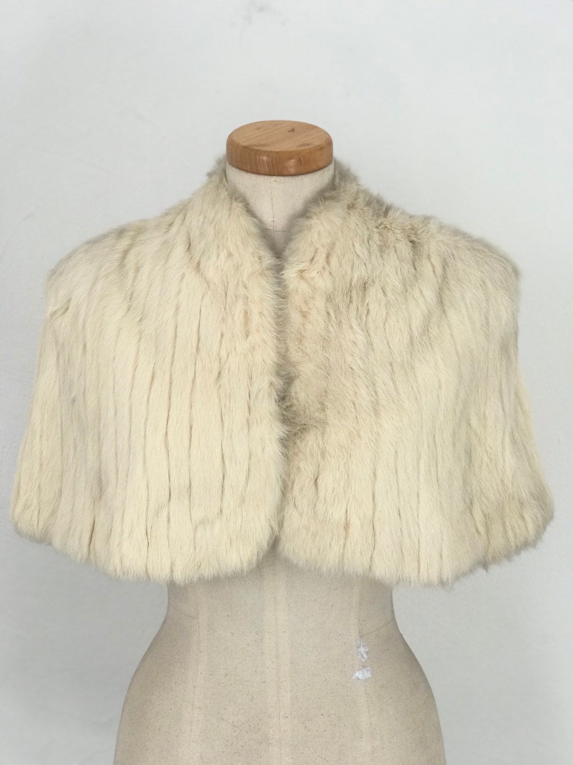ermine fur cape