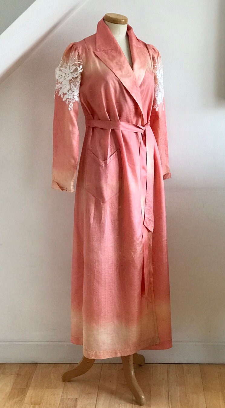 1930s silk robe
