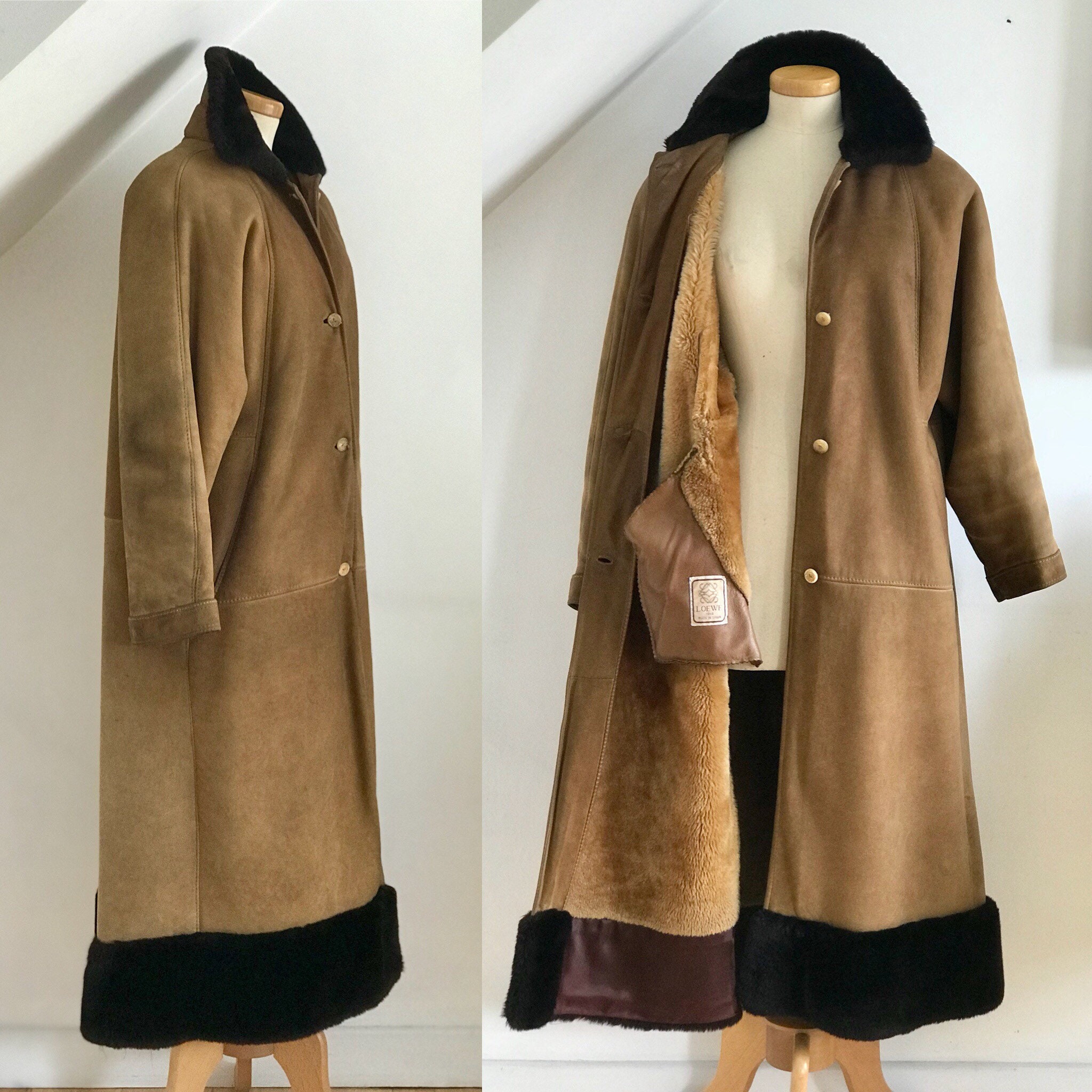 sheepskin coat 1980s