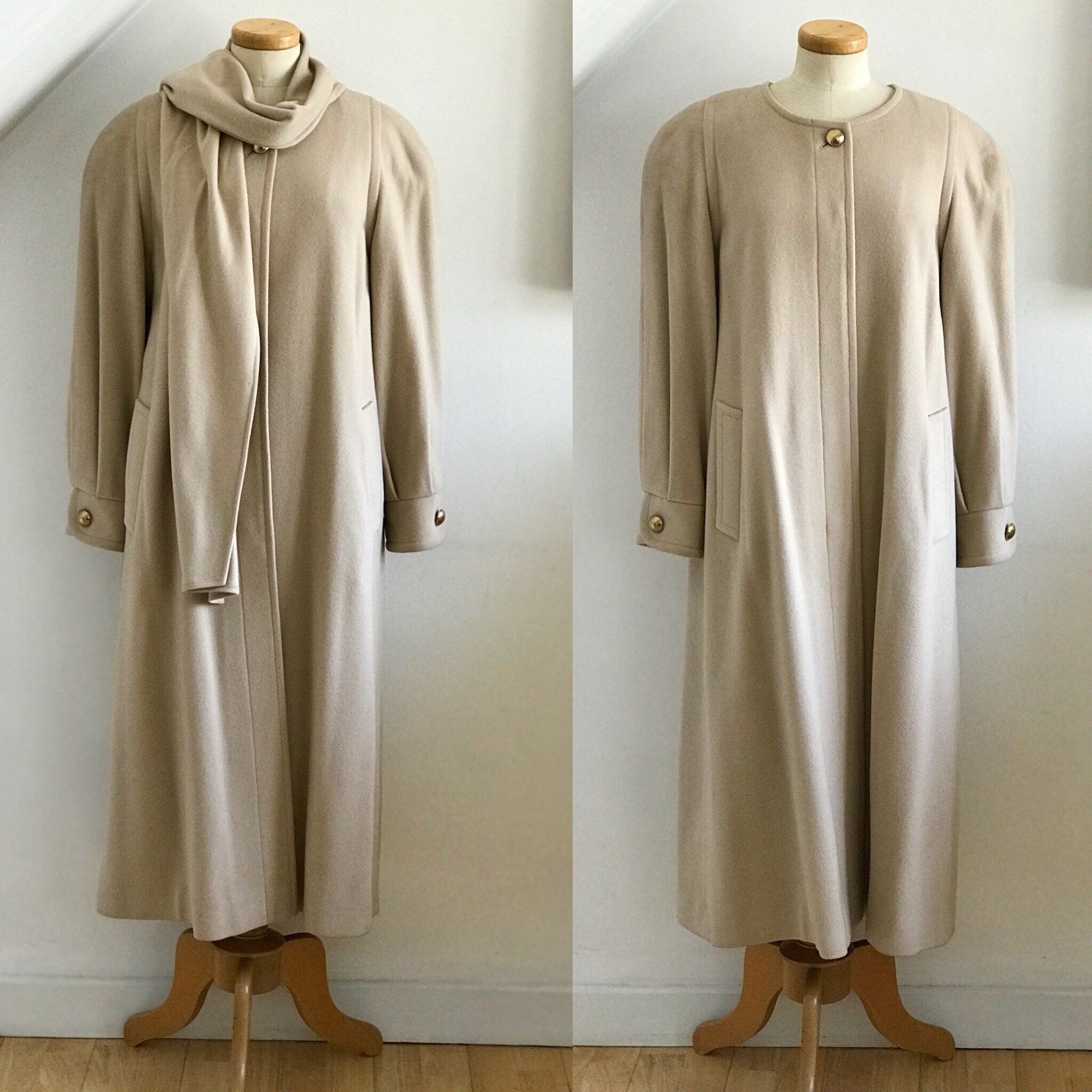cashmere duster coat