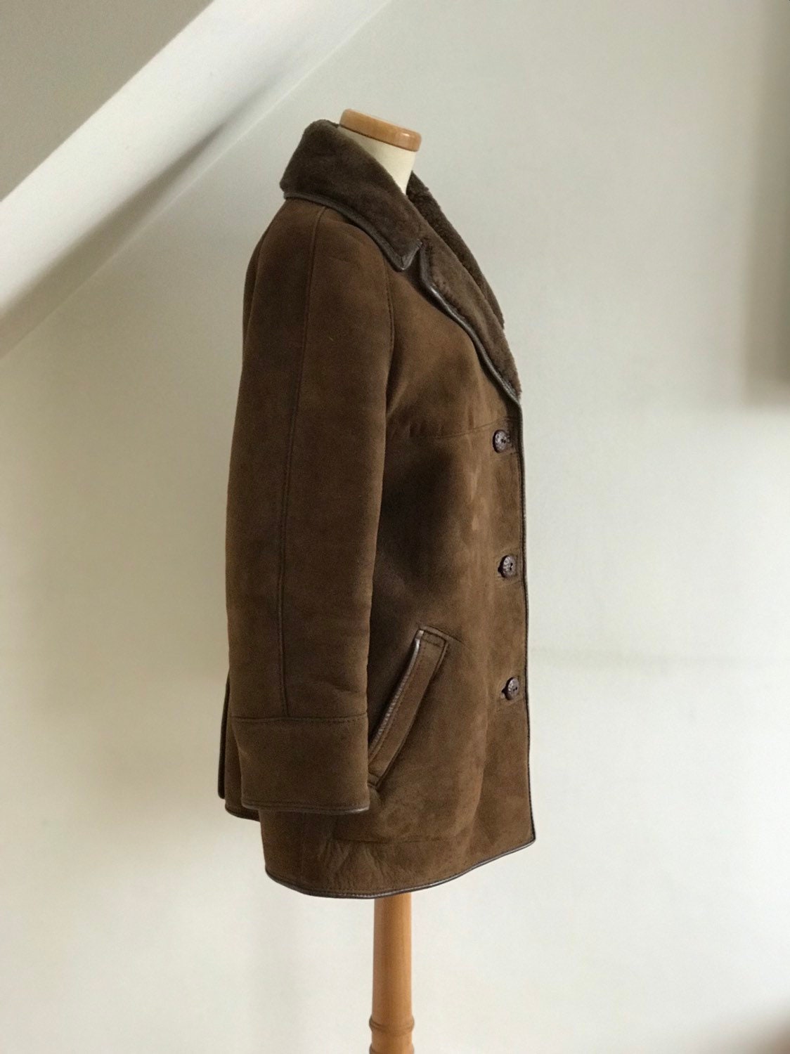 Vintage 1960s Sheepskin Coat Shearling Jacket Fabulous Luxurious ...