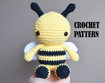 SCHEMA: Fern l'ape, schema di animale all'uncinetto, giocattolo, amigurumi