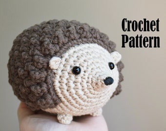 PATTERN: Honey the Hedgehog, Crochet Animal Pattern, Toy, Amigurumi