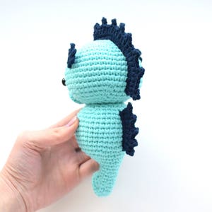 PATTERN: Bubbles the Baby Seahorse, Crochet Animal Pattern, Toy, Amigurumi image 5