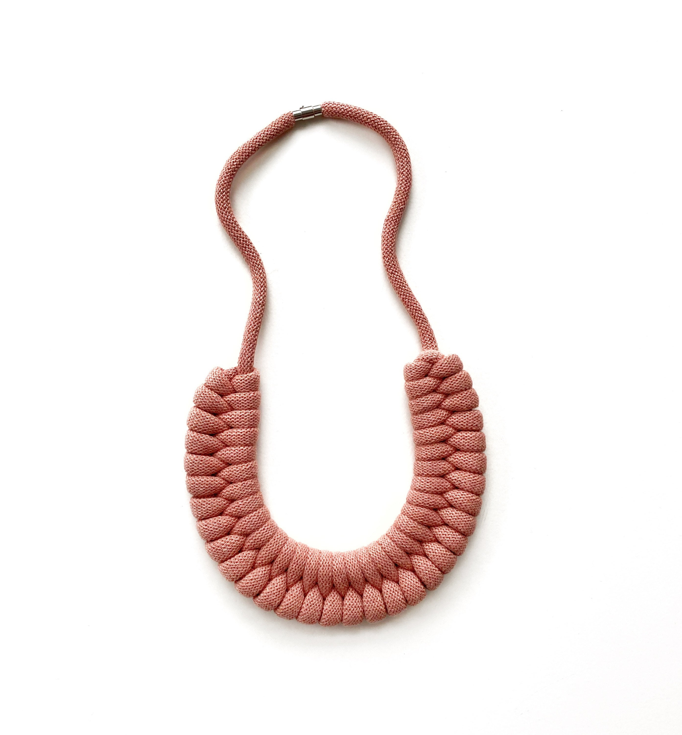 Rope necklace cotton cord necklace cotton jewellery textile Etsy