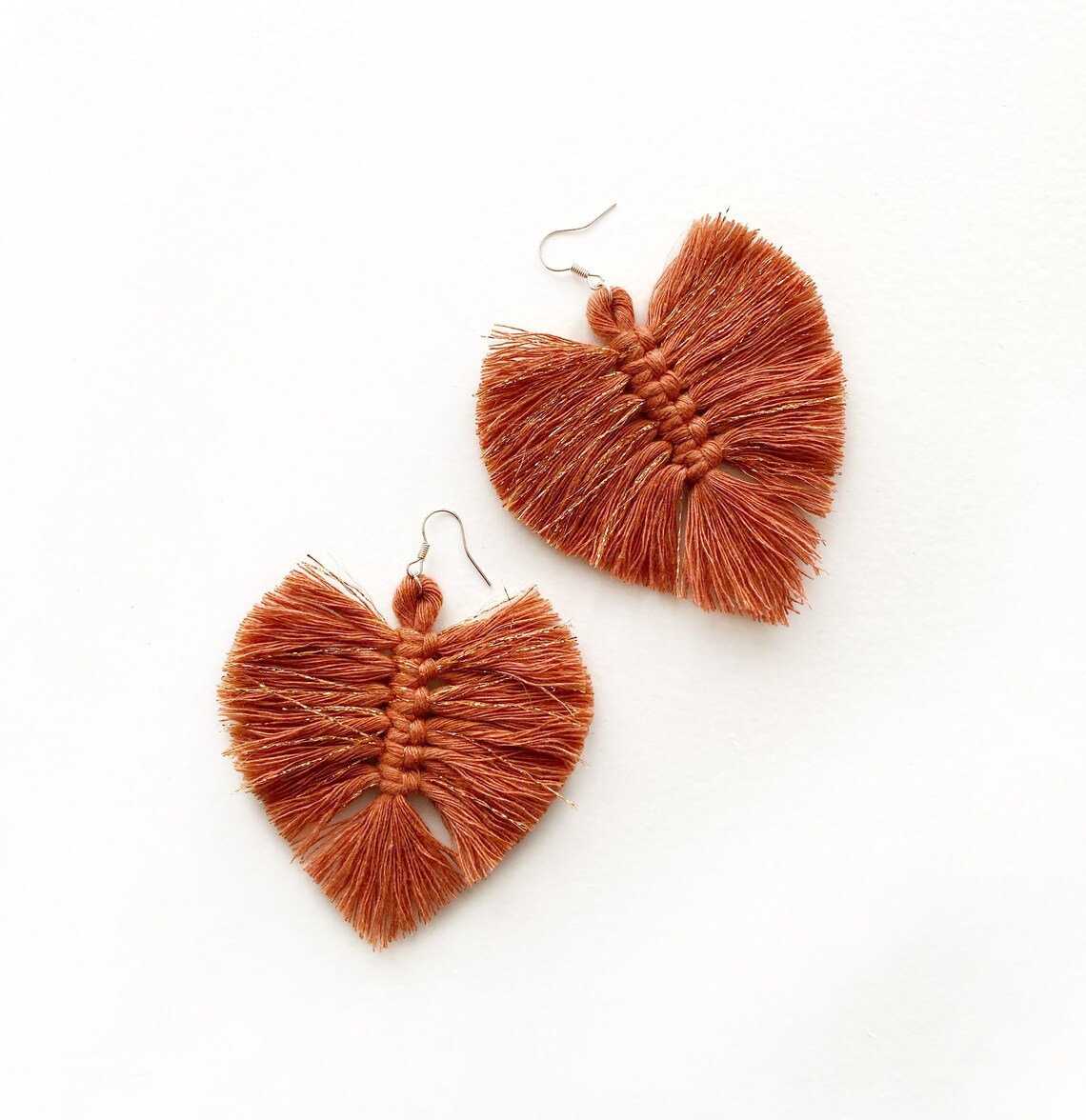 Rope Earrings Cotton Earrings Statement Earrings Statement Etsy