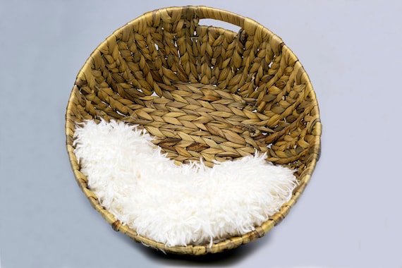 newborn wicker basket