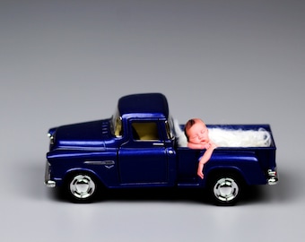 Blue Truck 1, Newborn Photography, Baby Prop Digital Backdrops, Digital Props
