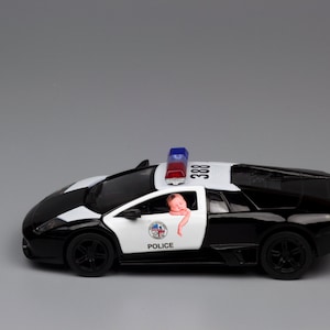 Police, Police Lamborghini, Police Car 2, Pull Over, Newborn digital backdrop, prop backdrop, Digital Download, Photography Props