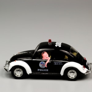Police, Police Car 2, Pull Over, Newborn digital backdrop, Prop backdrop, Digital Download, Photography Props