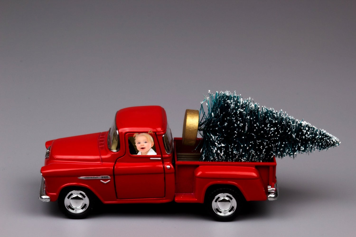 Christmas Tree Truck Christmas Tree Bring Home the Tree Etsy