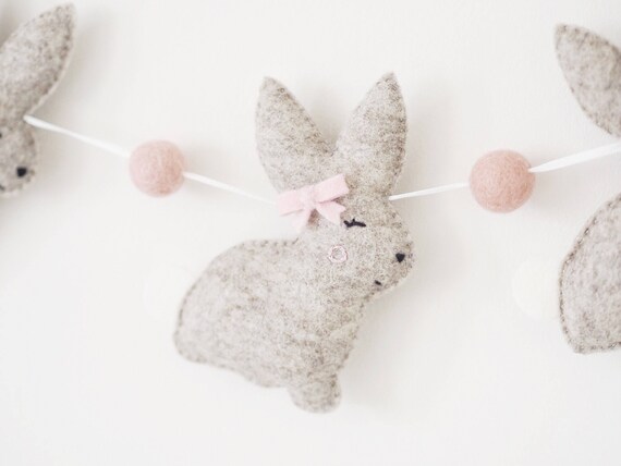 baby girl bunting for nursery