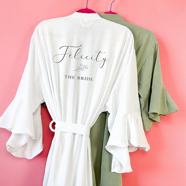 Bridesmaid Dressing Gown Etsy UK