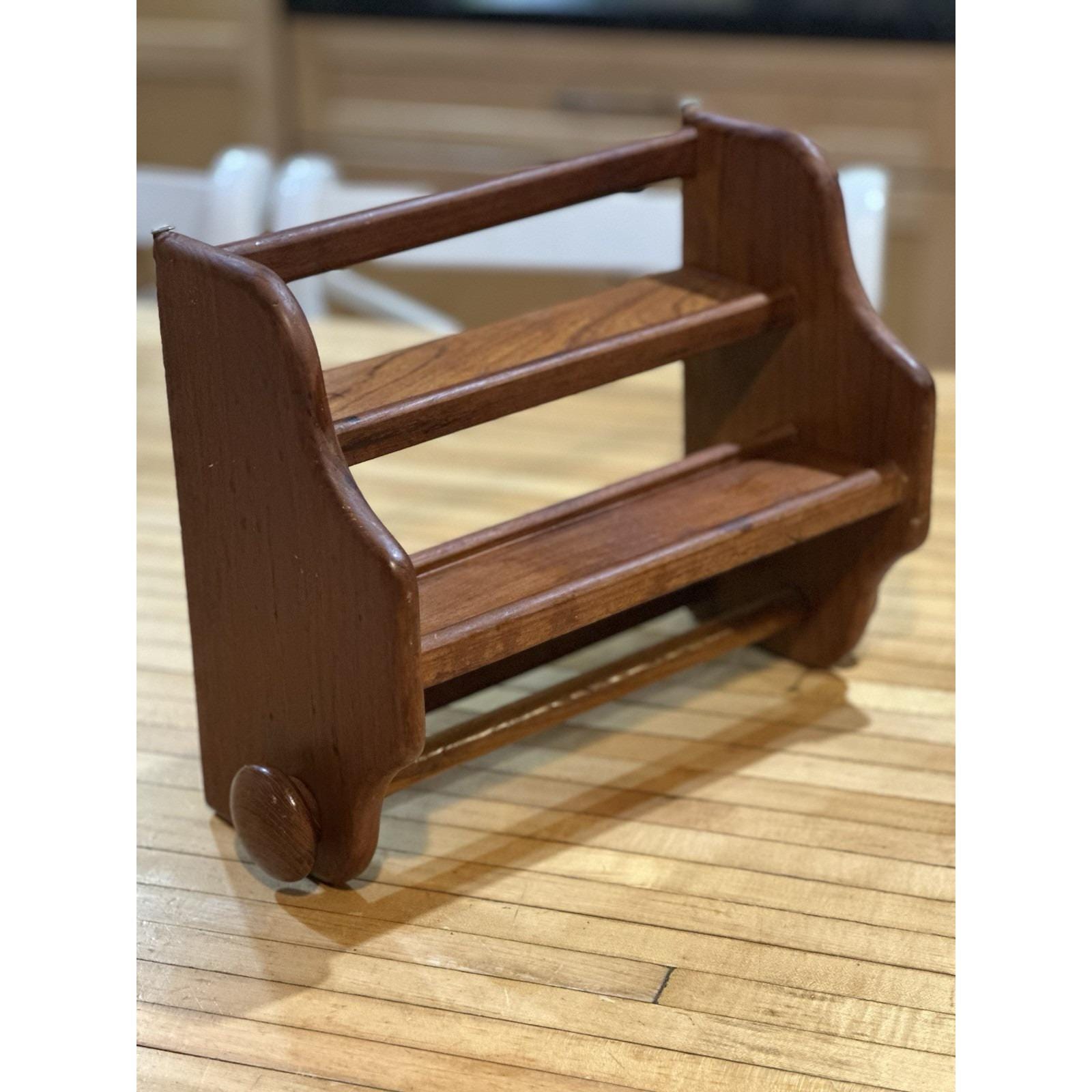 Vintage Wooden Knickknack Shelf - Etsy