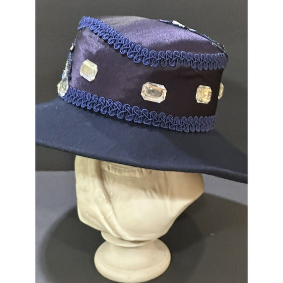 Vintage Michael Howard Women's Wool Hat Beaded Se… - image 2