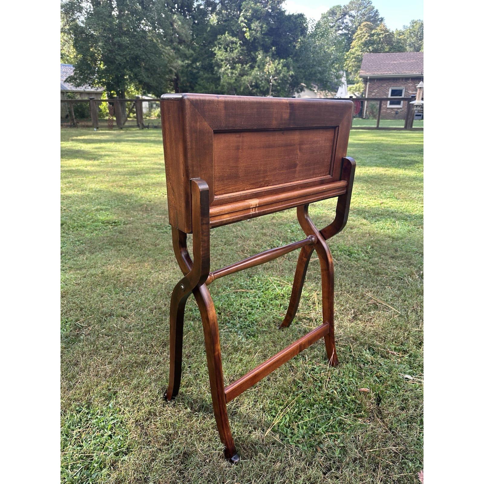 Antique English Victorian Folding Military Campaign Field Writing