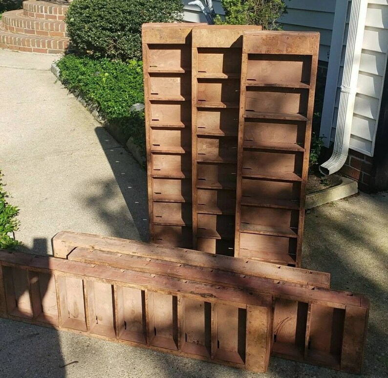 Antique Vintage Brick Mold Cubby Shelf Architectural Salvage Etsy