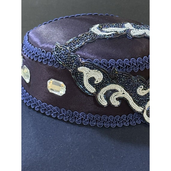 Vintage Michael Howard Women's Wool Hat Beaded Se… - image 7