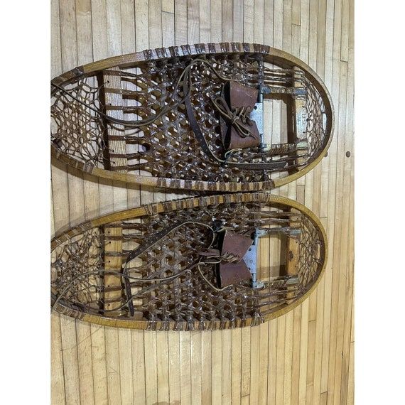 US Army Vintage Snowshoes by Groswold Ski Co. Inc. Denver Colo 