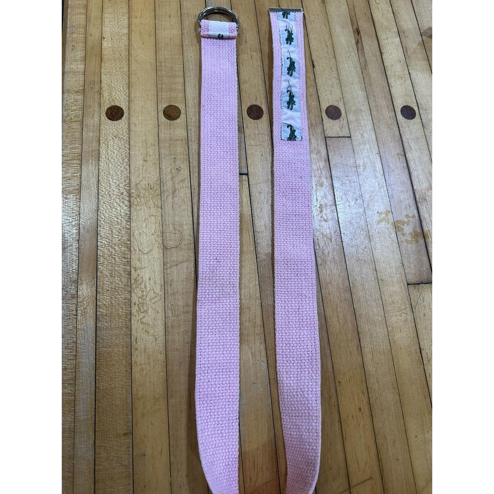 Vintage Belt Preppy (izod?) Crocodile Alligator Ribbon  display picture 1