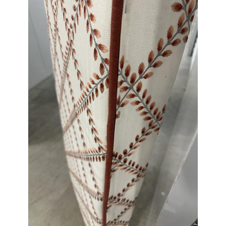 2 Custom Window Treatment Valance Cornice Boards Gray Rust Ivory - Etsy
