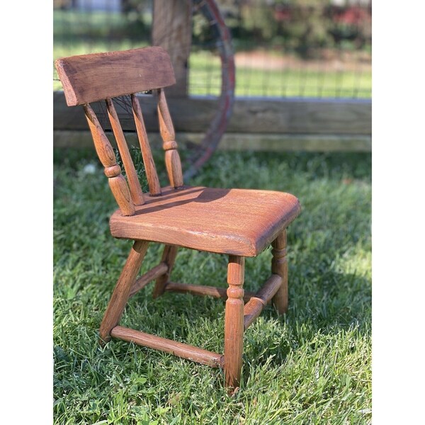 Wooden Doll Chair Etsy
