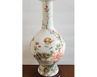 Lenox Reproduction of The Peony Vase of The Qing Emperor Floral Chinoiserie 12"