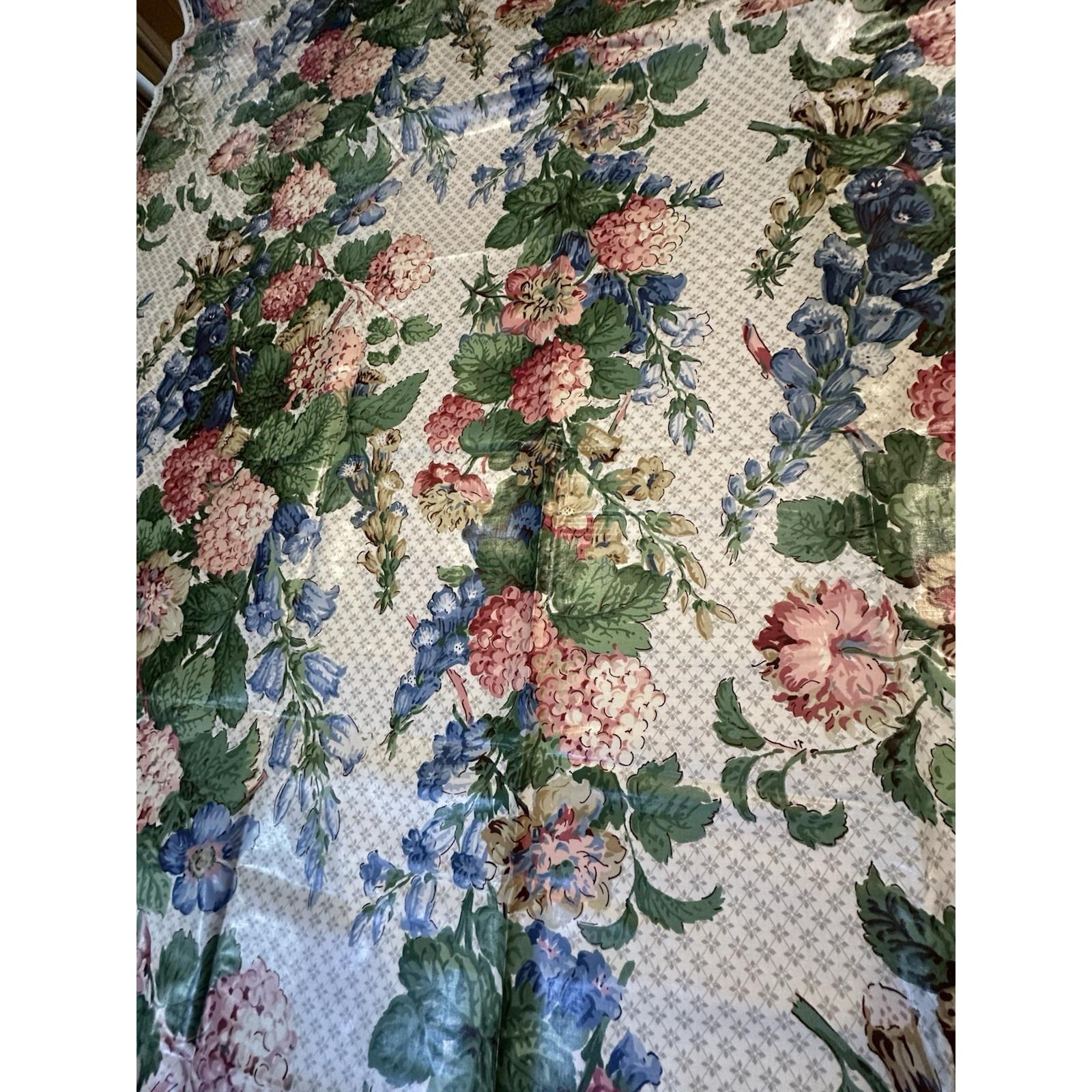 Rarest Cloth Floral Waverly Country House Sissinghurst Chintz RARE Fabric 54