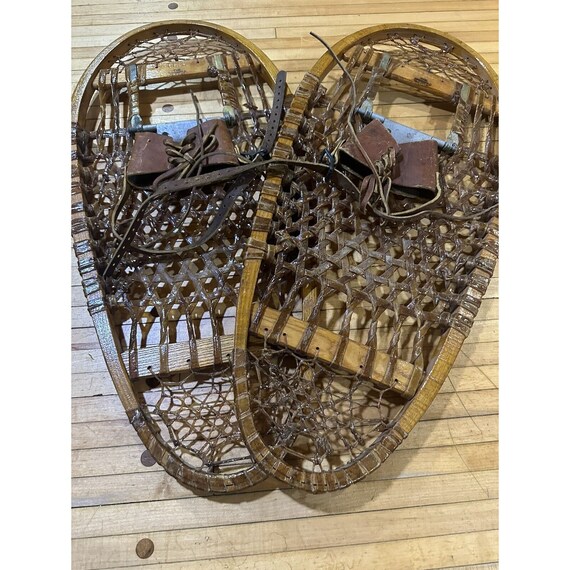 US Army Vintage Snowshoes by Groswold Ski Co. Inc. Denver Colo 