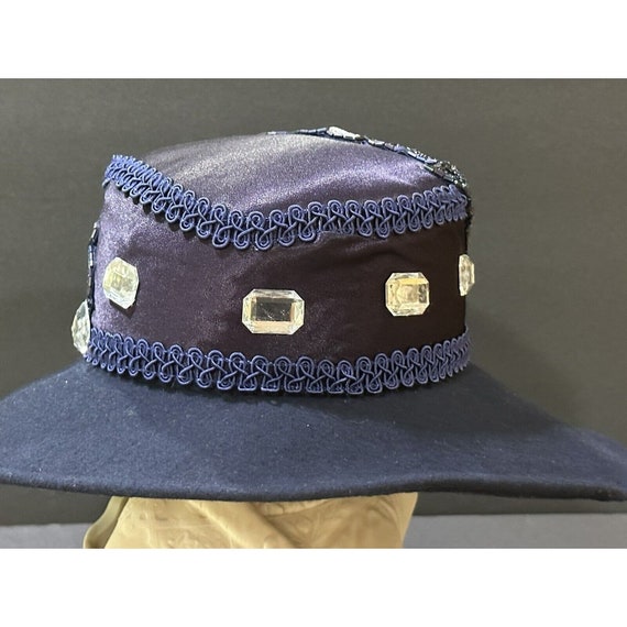 Vintage Michael Howard Women's Wool Hat Beaded Se… - image 3