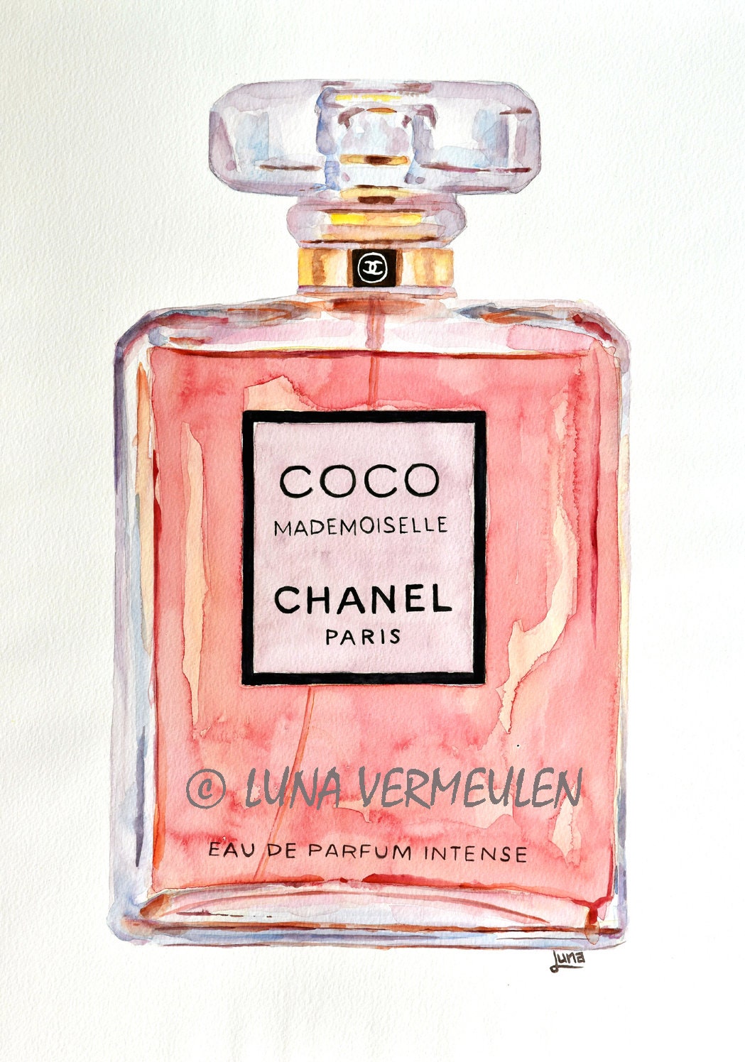 Coco chanel perfume painting Clearance