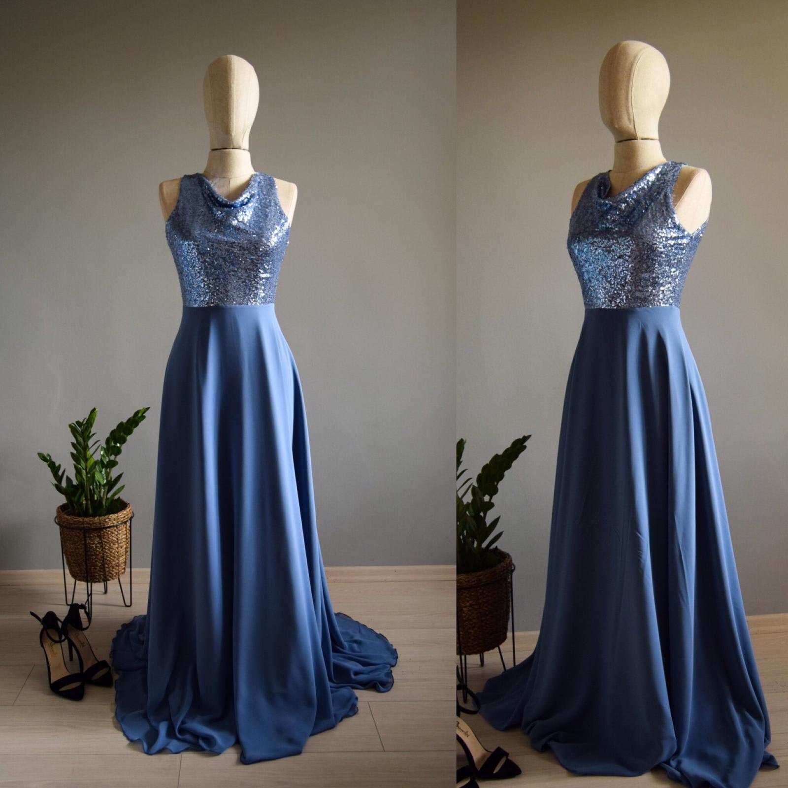 Cornflower blue prom dress 2025