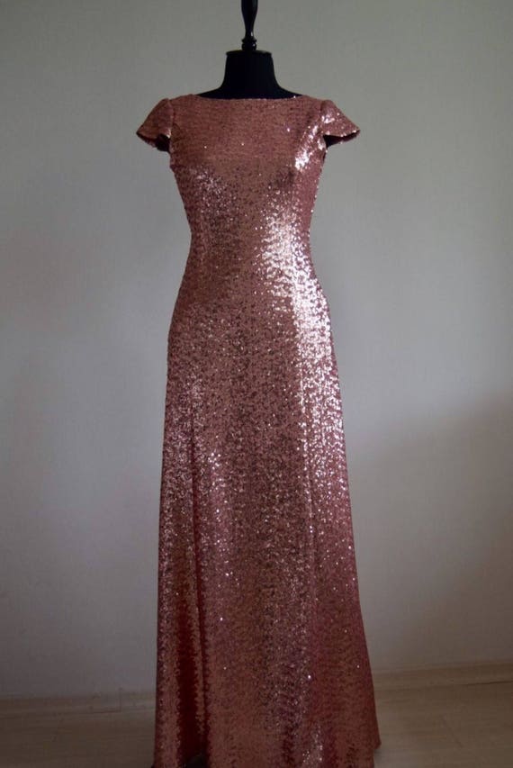gold floor length gown