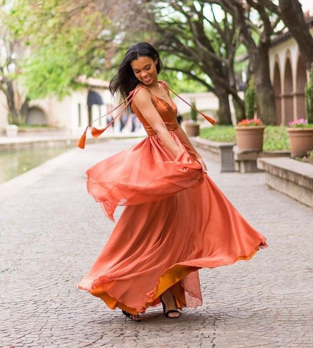 Rust Colored Dress -  Canada