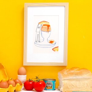 Dippy Egg Print A5 / A4 image 2