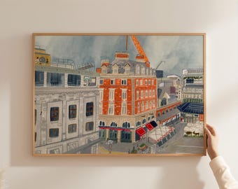 Covent Garden | City Buildings | Illustrated Fine Art Giclée Print | A5 - A1
