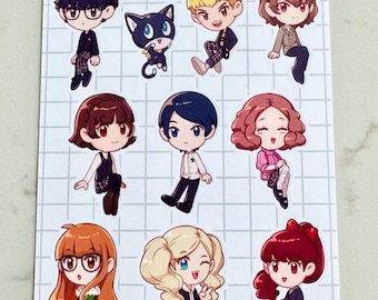 Persona 5 Royal Sticker Sheet 4x6"