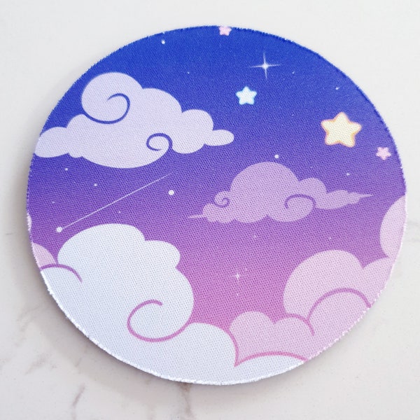 Starry Sky Rubber Coaster | 4"x4"