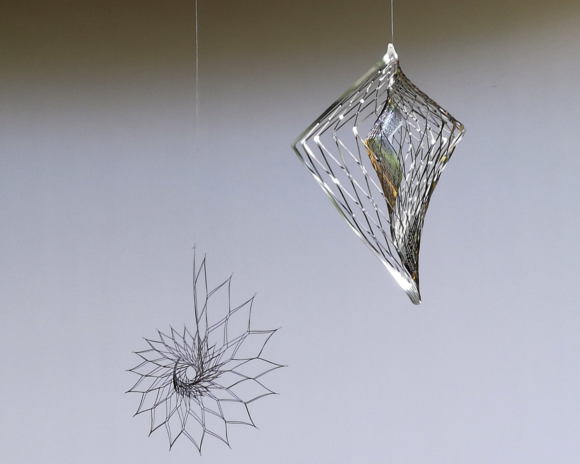 Shell Stainless Steel Mobile, Ocean Mobile, Conch Decor, Modern Sun ...
