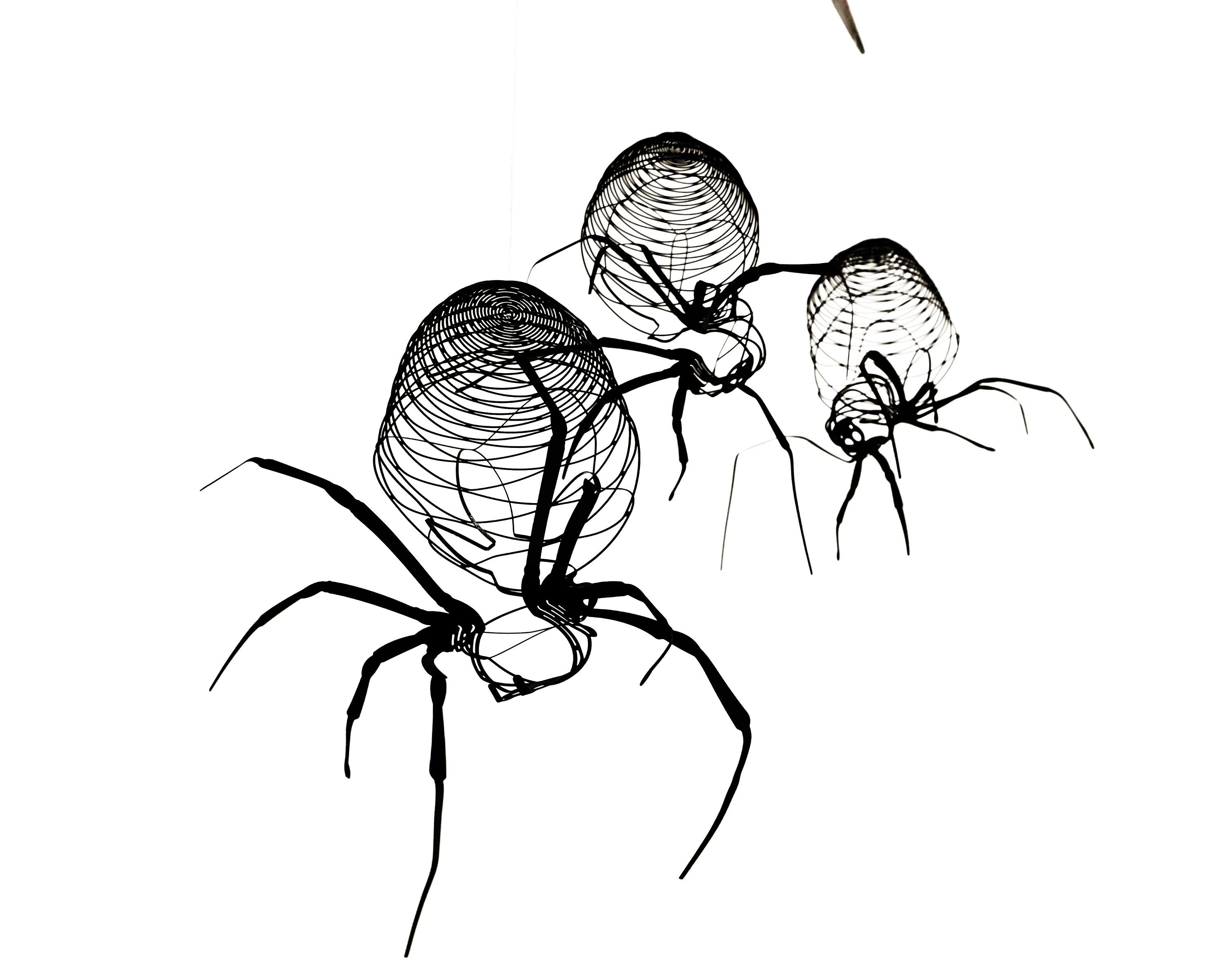 Buy Black Spider Mobile, Black Widow Kinetic Sculpture