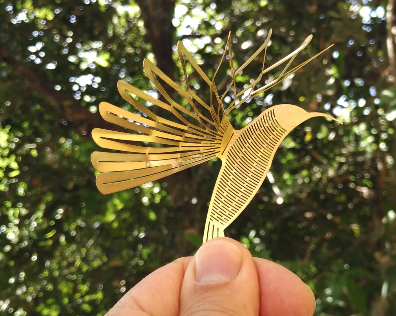 Mirror Decor Hummingbird Brass Bird Bathroom Decor the MIRROR | Etsy