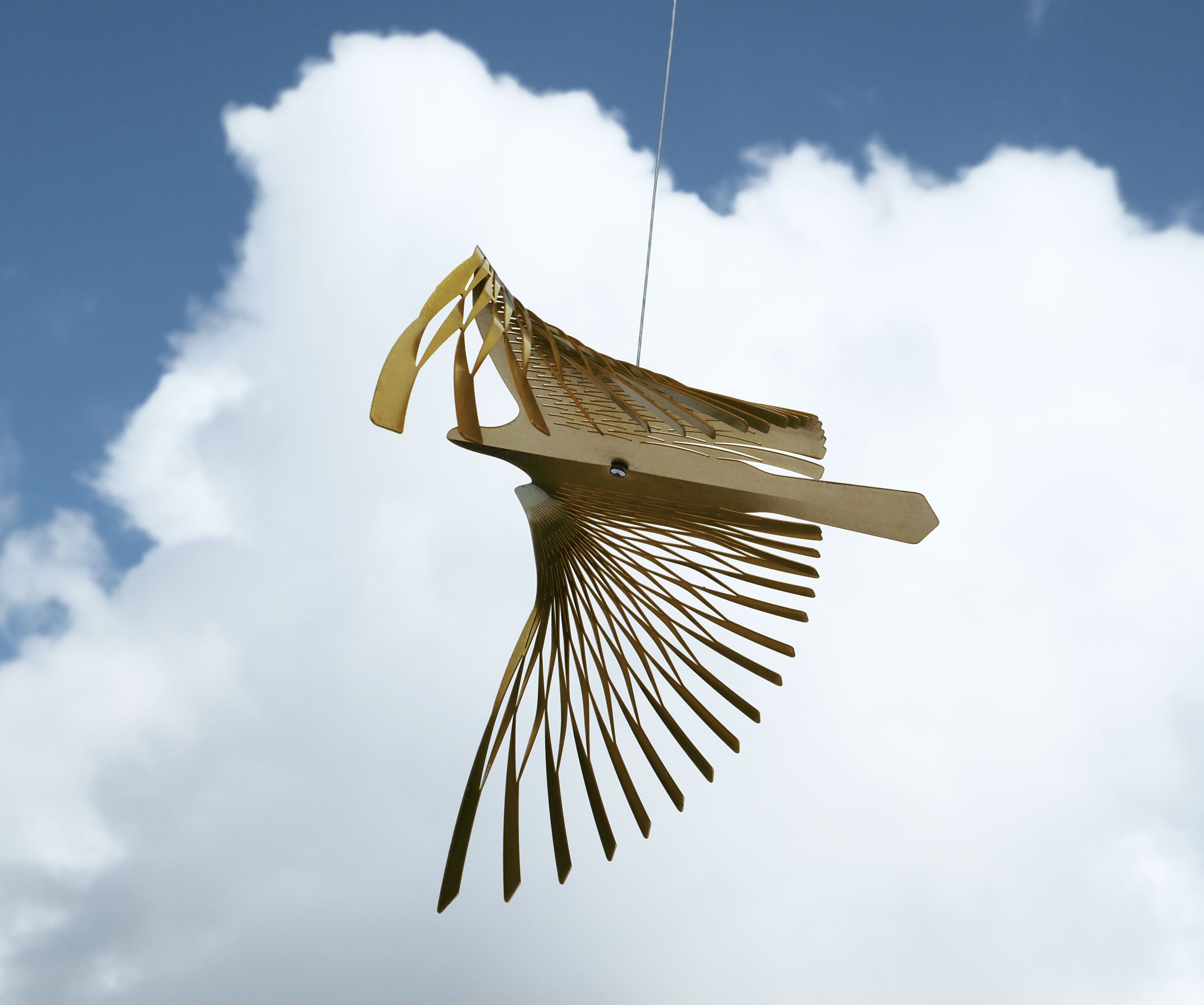 Large Bird Sculpture Golden Bird Hanging Metal Art Etsy Australia